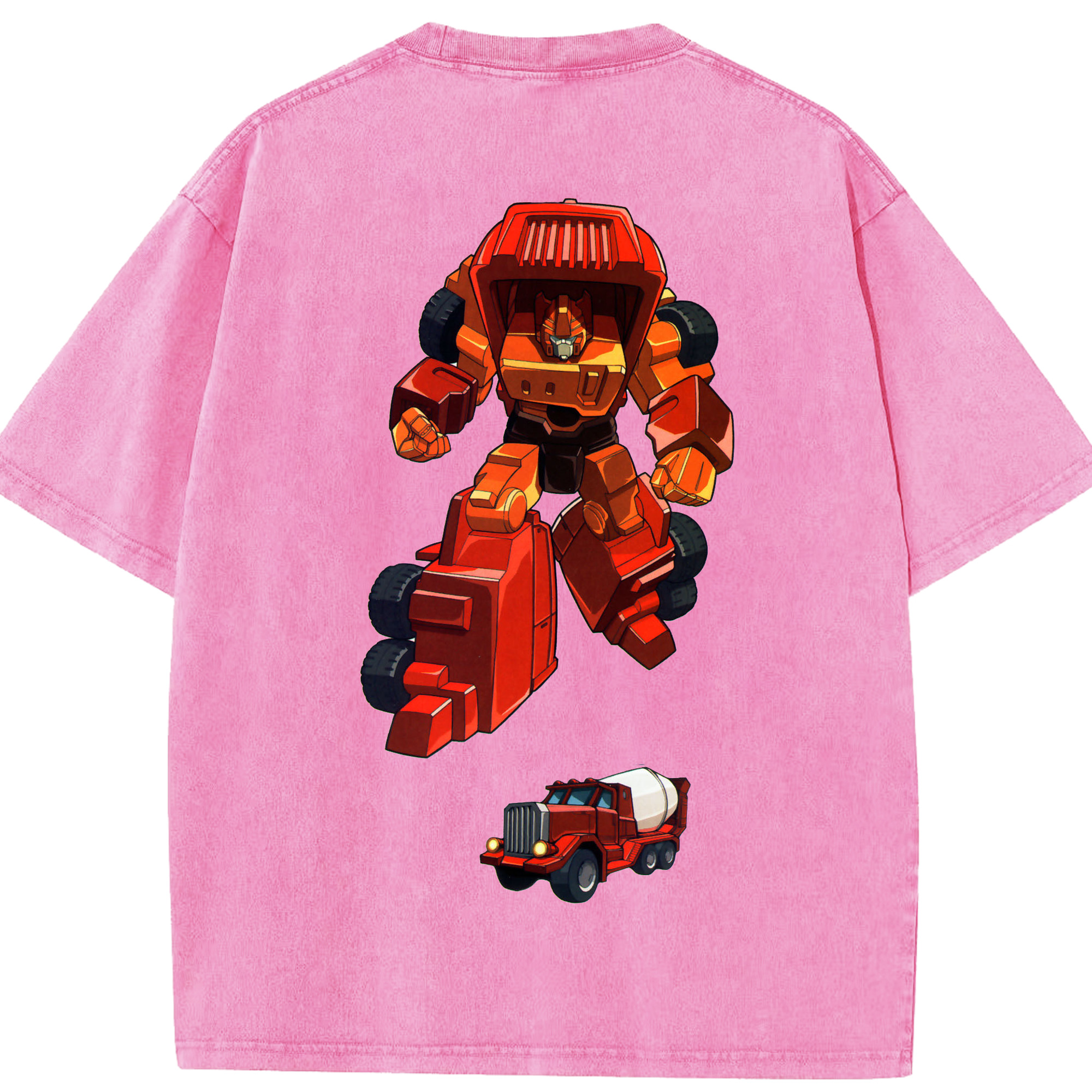 （画像用）  綿100% ヴィンテージ風 半袖Tシャツ（背面プリント）
